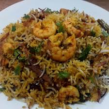 prawn briyani